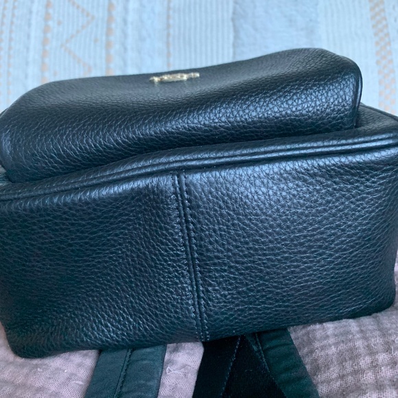 Coach mini Court backpack excellent condition black leather main image 4